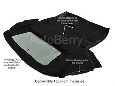 Mercury Capri Convertible Top Replacement With Plastic Window Fits July1992-1994 picture