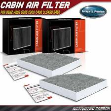 2x Activated Carbon Cabin Air Filter for Mercedes-Benz W205 S205 C300 15-22 E450 picture