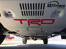 Red Domed 3D Letters fits TRD Skid Plate Tacoma 2016-2023 - 4Runner 2019-2020 picture