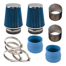Blue Air Intake Kit & Filter for 2008-2012 Mercedes Benz C300 C350 3.0L 3.5L V6 picture