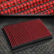 FOR 05-09 TUCSON/SPORTAGE KM RED REUSABLE/DURABLE ENGINE AIR FILTER INTAKE PANEL picture
