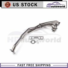 4-2-1 LONG TUBE HEADER EXHAUST MANIFOLD FOR 240SX S13 SOHC FOR KA24 TRI-Y picture