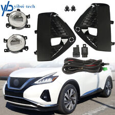 For 2019-2023 Murano Bumper LED Fog Lights Lamps w/ Switch Kits Left&Right Side picture