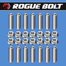 BBC 348 409 HEADER STUD KIT BOLTS STAINLESS STEEL BIG BLOCK CHEVY '58-'65 picture