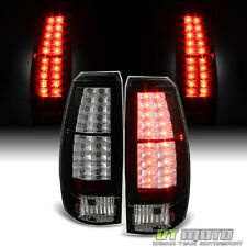 Black 2007-2013 Chevy Avalanche Lumileds LED Tail Lights Brake Lamps Left+Right picture