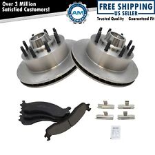 ABS Front Brake Pad & Rotor Pair Kit Ceramic for Ford Van Econoline picture