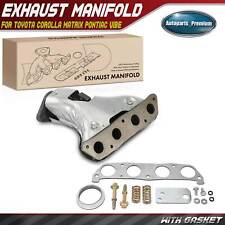 New Exhaust Manifold with Gasket for Toyota Corolla Matrix Pontiac Vibe L4 1.8L picture