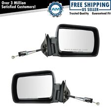 Manual Remote Mirror Pair Set Left & Right for Jeep Comanche Cherokee Wagoneer picture