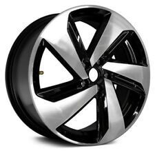 Wheel For 18-19 Volkswagen Golf GTI 18x7.5 Alloy 5 Turbine Spoke Black Machined picture