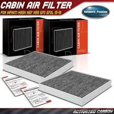 2xActivated Carbon Cabin Air Filter for INFINITI M35h M37 M56 Q70 Q70L 2015-2019 picture