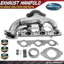 Rear Exhaust Manifold w/ Gasket Kit for Chevrolet Impala Pontiac Grand Prix 3.8L picture