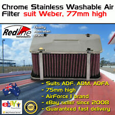 New Redline Washable Air Filter Cleaner 75mm High Rectangular Fits ADF ADM Weber picture