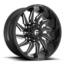 Fuel D744 Saber 20x9 8x180 20 Black Milled Wheels(4) 124.2 20