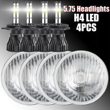 4PCS 5.75 5 3/4 white LED Headlights for Kenworth W-900A W900A Peterbilt 359 picture