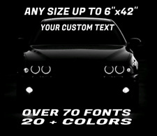 Custom Windshield Lettering 5 x 42 Vinyl Decal Sticker Business Banner Car Truck picture