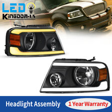 Sequential Switchback  LED DRL Headlight For 2004-2008 Ford F150 Lincoln Mark LT picture