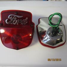 1953-60 Ford F100 stainless right & left tail lights with script. picture
