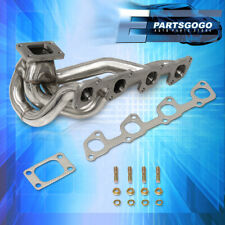 For 74-93 Volvo 240 740 780 940 2.3L SOHC T3 T4 Flange Turbo Manifold + Gaskets picture