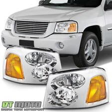 2002-2009 GMC Envoy Headlights Headlamps Factory Style Replacement Left+Right picture