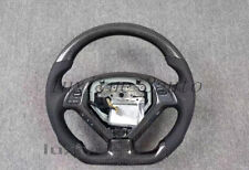 Real Carbon Fiber Steering Wheel Cover for Infiniti G25 G37 G35 07-13 install picture