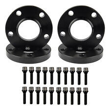 5x120 Staggered Wheel Spacers Kit (2) 15mm & (2) 20mm 72.56mm C.B Fits BMW picture