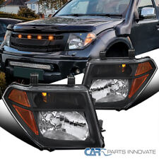 Black Fit 2005-2008 Frontier 2005-2007 Pathfinder Headlights Head Lamps Assembly picture
