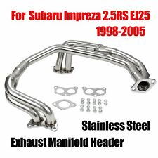 FOR 97-05 SUBARU IMPREZA 2.5 RS EJ25 NA STAINLESS RACING HEADER MANIFOLD EXHAUST picture