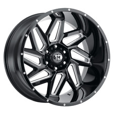 Vision Off-Road 22x12 Wheel Gloss Black Milled 361 Spyder 6x5.5 -57mm Rim picture