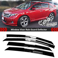 For Toyota Venza 2008-16 Mugen 3D Style Window Visors Rain Vent Guards Deflector picture