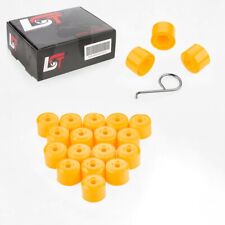 20 x wheel screw caps cover caps wheel nuts 17 mm yellow for VW LUPO PASSAT picture
