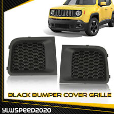 Left+Right Front Bumper Lower Grille Bezel Cover Fit For Jeep Renegade 2015-2017 picture