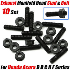 Exhaust Manifold Header Studs Bolt For Honda Civic Accord Acura B D C H F Series picture