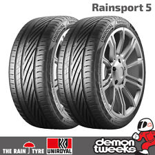 2 x Uniroyal RainSport 5 Performance Road Car Tyres - 195 50 R15 82V picture