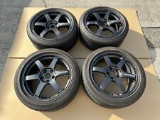 JDM cash on delivery te37 saga s-plus MM 18 inch 8j+45 9j+45 pcd114.3 No Tires picture