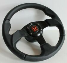  Steering Wheel Fits HONDA Civic Integra Accord Prelude CRX Sol Leather 93-2000 picture