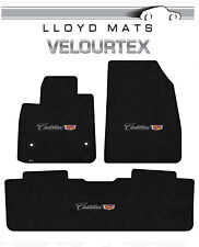 2017 -2023 Cadillac XT5 Black Lloyd Velourtex Front Rear Floor Mat Cadillac Logo picture