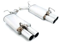 MEGAN RACING AXLE BACK EXHAUST QUAD SS TIPS FOR 06-10 INFINITI M35/M45 VQ35 VK45 picture