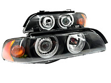 1997-2003 Chrome Dual Halo Projector Headlights For BMW E39 5-Series 528i/540i picture
