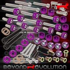 For Honda D-Series Cup/Header/Cam Cap/M8 Hex Fender/Valve Washers+Bolts Purple picture