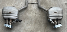 🚘 2014-2016 BMW F10 550i Exhaust Muffler Pipe Silencer Set Of 2 Rear picture