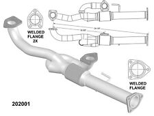 Front Exhaust and Tail Pipes for 2005-2008 Honda Pilot picture