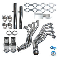 LS2 Long Tube Stainless Header Manifold Exhaust For 05-06 Pontiac GTO 6.0L V8 picture