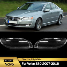 2x For Volvo S80 S80L 2007-2016 Headlamp Headlight Lens Cover Shell Clear LH RH picture