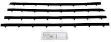 Window Sweeps Weatherstrip for 1972-1976 Chevrolet Vega Front Left, Right 4Pc picture