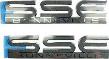OEM Pontiac 96-99 Bonneville SSE Front Door Emblems Badge Nameplate GM 25641239 picture