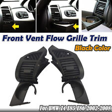 Front Air Vent Flow Grille Trim W/ Cup Holder For BMW Z4 E85 E86 2002-2008 Black picture