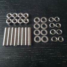 Pinto Stainless Exhaust Manifold Studs & Nuts Ford Escort Mk1 Mk2 Capri Cortina picture