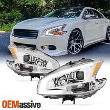 Fits 2009-2014 Maxima LED DRL Light Bar Projector Front Lamp Headlights picture