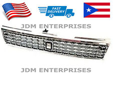 FITS TOYOTA COROLLA 1988-1992 CHROME JDM AE90 AE92 GRILL WITH C EMBLEM LOGO picture