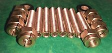 Ford Pinto OHC T-88 Engine Exhaust Inlet Studs & Locknuts STAINLESS Escort Capri picture